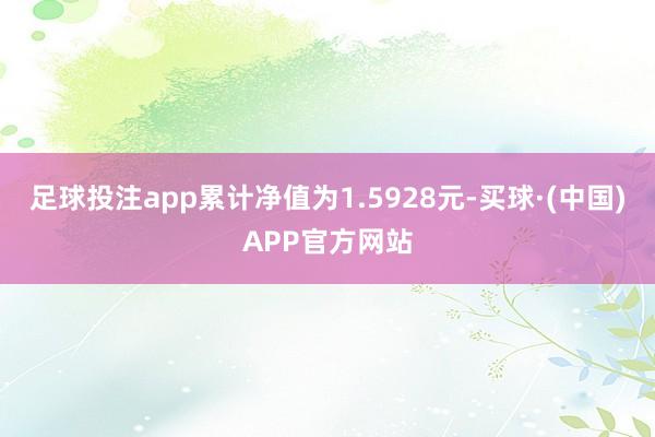 足球投注app累计净值为1.5928元-买球·(中国)APP官方网站