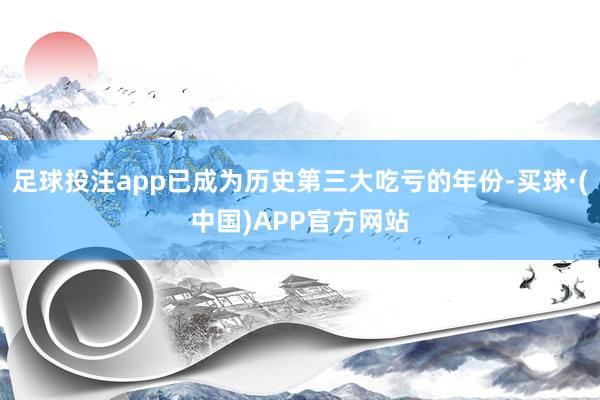 足球投注app已成为历史第三大吃亏的年份-买球·(中国)APP官方网站